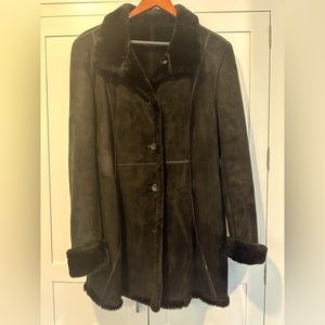 Searle genuine shearling coat size medium